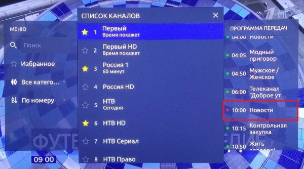 Передачи, доступные для просмотра из архива.