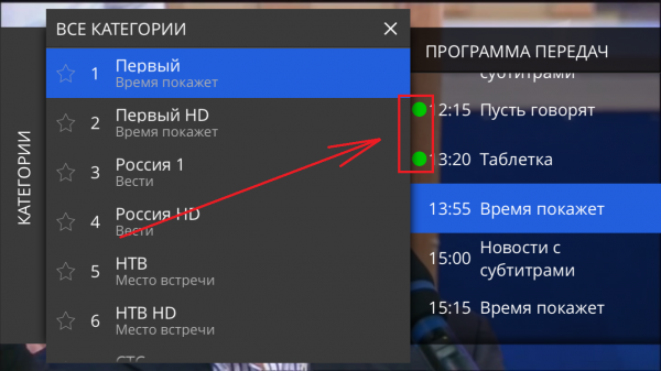 Передачи, доступные в архиве.