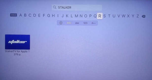 Поиск StalkerTV в App Store.