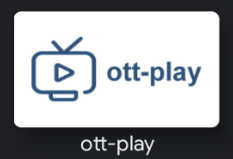 Стартовый экран Ott-Play.